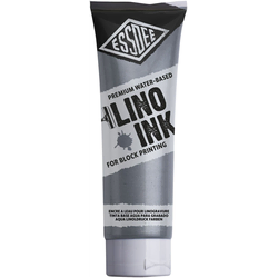 Essdee Block Printing Ink Barva za linotisk Metallic Silver 300 ml