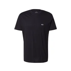 ARMANI EXCHANGE Majica črna/bela