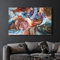 Wallity Dekorativna slika na kaljenom staklu, 70x110cm, Šarena