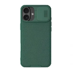 Maska za mobilni telefon iPhone 16 NILLKIN CAMSHIELD PRO, Zelena