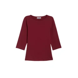WEEKDAY Majica Enora bordo