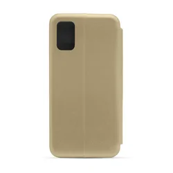 Maska za telefon ROYAL FLIP COVER za Samsung A41, Zlatna