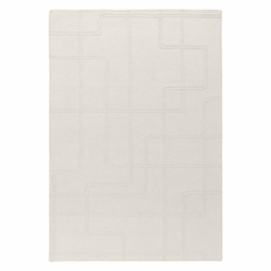 Kremno bela ročno tkana volnena preproga 120x170 cm Ada – Asiatic Carpets