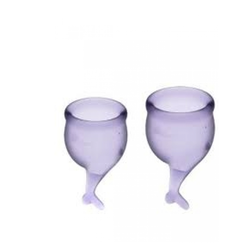 Menstrualne čašice Feel Secure Menstrual Cup Purple