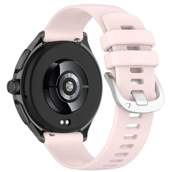 Silikonski pas za uro Xiaomi Watch S3/Huawei Watch 2 Pro - roza
