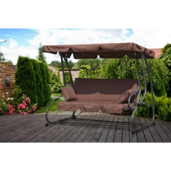 MULTIGARDEN MULTIGARDEN Bastenska ljuljaska - lezaljka 2u1 brown