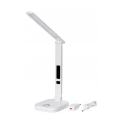 LED RGBW prigušiva lampa sa bežičnim punjenjem, displejem, USB portom 6W/5V 3000-6500K bela