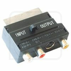 Adapter skart M - 3xRCA F + SVHS F