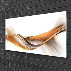 tulup.si Slika na steklu Abstrakcija graphics 125x50 cm 2 obešalnika