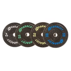 Set Hi-Temp bumper ploščatih uteži 2 x 5 - 20 kg