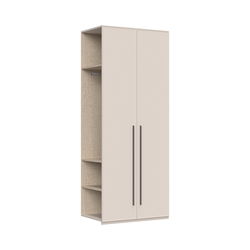 JELA Dodatni plakar DP2/OP - Kolekcija Opera - Bež tekstil/Kašmir mat lak - 90X224X56cm