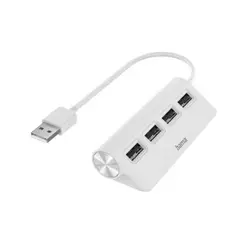 USB HUB Hama 4 porta USB A 2.0 beli