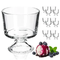 KADAX skodelice za sladoled, komplet 12 steklenih skodelic za sladoled, 290 ml, (5000351604)