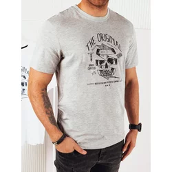 Mens grey T-shirt with Dstreet print