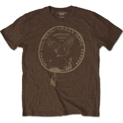Neil Young Majica Tour 76 Seal Unisex Brown XL