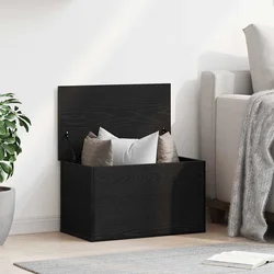 Kutija za spremanje s pohranom Crni hrast 60 x 35 x 35 cm