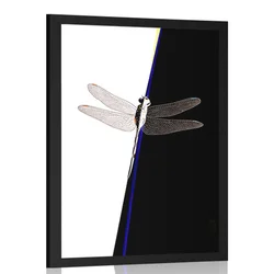 Plakat simetrija kačjega pastirja - 60x90 black