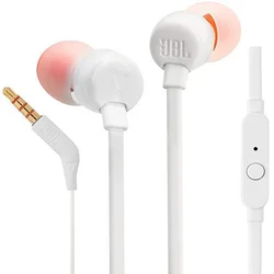 JBL Bubice sa mikrofonom T110 (Bela) 9mm, 20Hz - 20KHz, 3.5mm (četvoropolni)