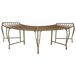 Klupa pod drvetom 4-Broj sjedala 160 x 80 x 44 cm Čelik