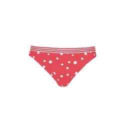 VIVID Bikini hlačke rdeča/off-bela