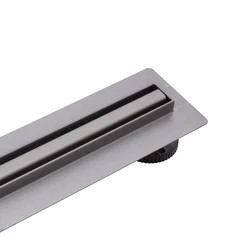 shumee Linearni odtok Slim&Low ProLine iz grafitne kovine, 70 cm