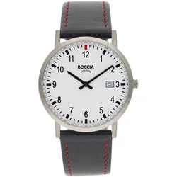 Boccia 3679-01 Herrenuhr Classic 37mm 5ATM