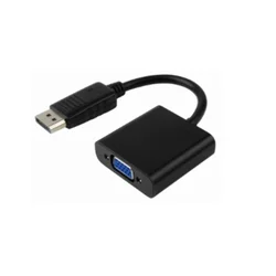 E-Green Adapter DisplayPort - VGA D-sub M/F crni