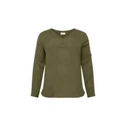 KAFFE CURVE Bluza Ami oliva