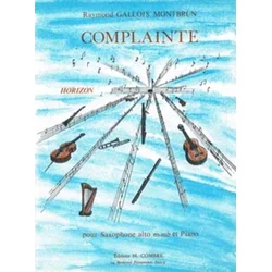 MONTBRUN : note COMPLAINTE ,SAX ALTO