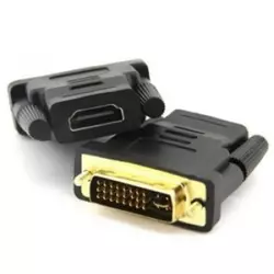 Adapter DVI (24+5) na HDMI (m/ž) crni
