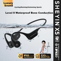 SHEYIN Bluetooth slušalice X5, Crne