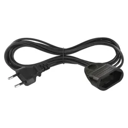 Emos pc01303 Produžni kabel crni 1 utičnica euro c 3m 2,5a 0,75mm2 ( 3784 )