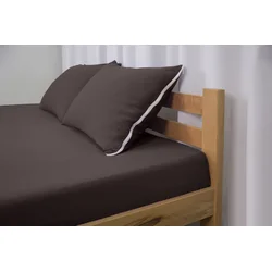 Manjatex Čaršaf sa lastišem, Za dušek od 20cm, 100x200cm, Braon
