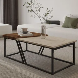 Hanah Home Set Stolova za dnevnu sobu Verona P0024623, Bež