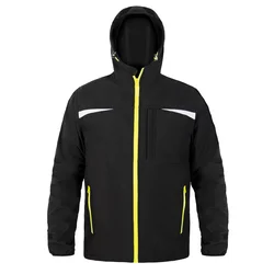 Softshell jakna sa kapuljačom crna