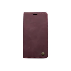 Maska za telefon LEATHER RETRO FLIP za Iphone 11 Pro (5.8), Bordo