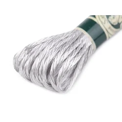 Vezeninska preja DMC Mouliné Satin - S415 Vaporous Gray