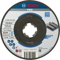 Bosch Pro Metal X-Lock rezna ploča izvijena 2608619783, 125 × 2,5 mm