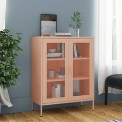 Ormarić za pohranu ružičasti 80 x 35 x 101,5 cm čelični