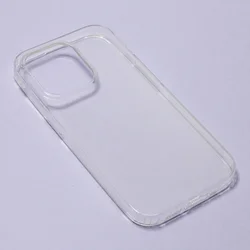 Torbica silikonska Ultra Thin with pluggy za iPhone 14 Pro 6.1 transparent