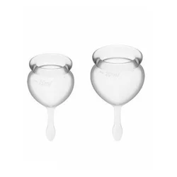 Menstrualne čašice Feel Good Menstrual Cup Clear
