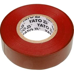 shumee Yato izolacijski trak 19 mm x 20 m rdeč