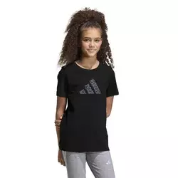 Adidas Majica za devojčice Jg Animal T KA2987 Kratki rukav, Crna