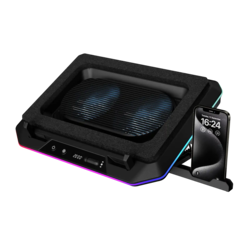 Postolje za laptop Gamdias Aether P1-9201 2x135mm/usb-c/usb-a
