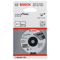 BOSCH Brusne ploče Expert for INOX 2 /1a x 76 x 4 x 10 mm A 30 Q INOX BF