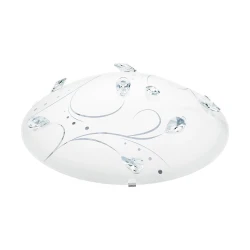 Eglo Sorrenta 1 plafonjera/1, led, 16w, 1500lm, prečnik 315, bela/kristali