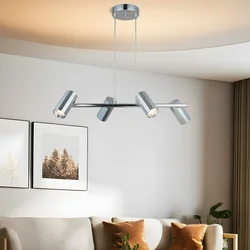 Opviq Luster Oktano-51-04, O6, 12cm, IP20 Srebrne boje