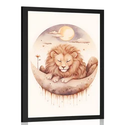 Plakat zasanjani lev - 40x60 no frame
