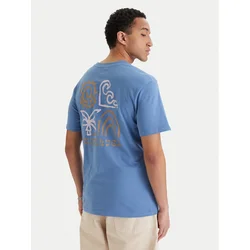 Quiksilver Majica EQYZT08307 Modra Regular Fit