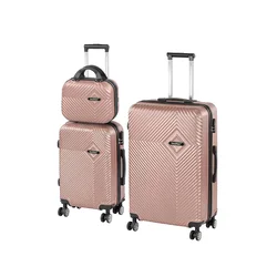Komplet kovčkov TraveLux Pro XVI na rolerjih v rožnato zlati barvi